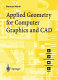 Applied geometry for computer graphics and CAD / Duncan Marsh.