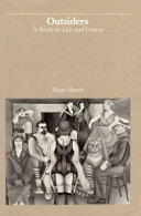 Outsiders : a study in life and letters / Hans Mayer ; translated by Denis M. Sweet.
