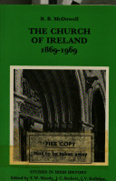 The Church of Ireland, 1869-1969 / byR. B. McDowell.