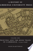 A history of Cambridge University Press / David McKitterick