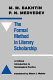 The formal method in literary scholarship : a critical introduction to sociological poetics / (by) P.N. Medvedev, M.M. Bakhtin translated (from the Russian) by Albert J. Wehrle.