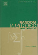 Random matrices / Madan Lal Mehta.