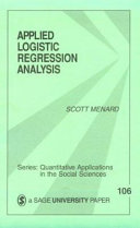 Applied logistic regression analysis.