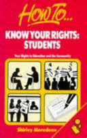 How to know your rights : students.