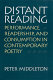 Distant reading : performance, readership, and consumption in contemporary poetry / Peter Middleton.