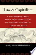 Law and capitalism what corporate crises reveal about legal systems and economic development around the world / Curtis J. Milhaupt, Katharina Pistor.