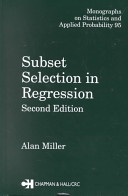 Subset selection in regression.