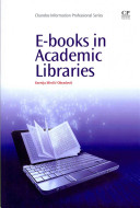 E-books in academic libraries / Ksenija Mincic-Obradovic.