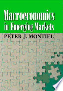 Macroeconomics for emerging markets / Peter J. Montiel.