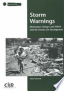 Storm warnings : Hurricanes Georges and Mitch and the lessons for development / Martin Mowforth.