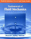 Fundamentals of Fluid Mechanics : student solutions manual and study guide / Bruce R. Munson, Donald F. Young, Theodore H. Okiishi.