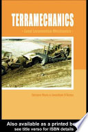 Terramechanics land locomotion mechanics / Tatsuro Muro and Jonathan O'Brien.