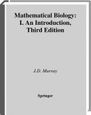 Mathematical biology / J.D. Murray.