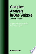 Complex analysis in one variable.