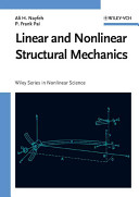 Linear and nonlinear structural mechanics / Ali H. Nayfeh, P. Frank Pai.