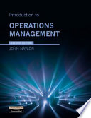 Introduction to operations management / John Naylor.