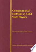 Computational methods in solid state physics / V.V. Nemoshkalenko and V.N. Antonov.