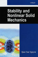 Stability and nonlinear solid mechanics / Quoc Son Nguyen.