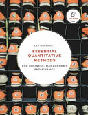 Essential quantitative methods for business, management and finance / Les Oakshott.