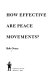 How effective are peace movements? / Bob Overy.