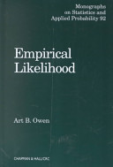 Empirical likelihood / Art B. Owen.
