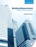 Building measurement new rules of measurement / Andrew D. Packer.