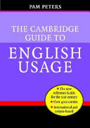 The Cambridge guide to English usage / Pam Peters.