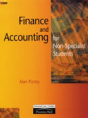 Finance and accounting for non-specialist students / Alan Pizzey.