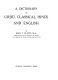 A dictionary of Urdu, classical Hindi and English / by John T.Platts.
