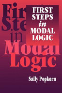 First steps in modal logic / Sally Popkorn.