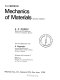 Mechanics of materials, SI version / [by] E.P. Popov; text in collaboration with S. Nagarajan; problems with assistance of Z.A. Lu.