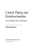 Critical theory and poststructuralism : in search of a.