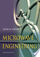 Microwave engineering David M. Pozar.