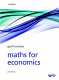 Maths for economics / Geoff Renshaw.