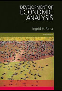 Development of economic analysis Ingrid Rima.