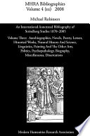 An international annotated bibliography of Strindberg studies, 1870-2005. compiled, annotated, and edited by Michael Robinson.