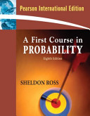 A first course in probability / Sheldon Ross.