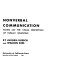 Nonverbal communication : notes on the visual perception of human relations / by Jurgen Ruesch and Weldon Kees.