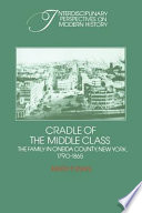 Cradle of the middle class : the family in Oneida County, New York, 1790-1865 / Mary P. Ryan.