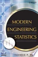 Modern engineering statistics / Thomas P. Ryan.