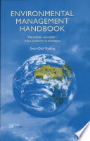 Environmental management handbook / written and edited by Sven-Olof Ryding.