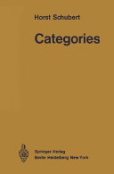 Categories / by Horst Schubert.