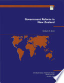 Government reform in New Zealand / Graham C. Scott.