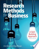 Research methods for business : a skill-building approach / Uma Sekaran and Roger Bougie.