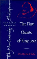The first quarto of King Lear / edited by Jay L. Halio.