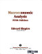 Macroeconomic analysis / Edward Shapiro.