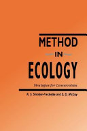 Method in ecology : strategies for conservation / K.S. Shrader-Frechette and E.D. McCoy.