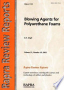 Blowing agents for polyurethane foams.