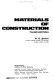 Materials of construction / (by) R.C. Smith.