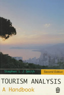 Tourism analysis : a handbook / Stephen L.J.Smith.